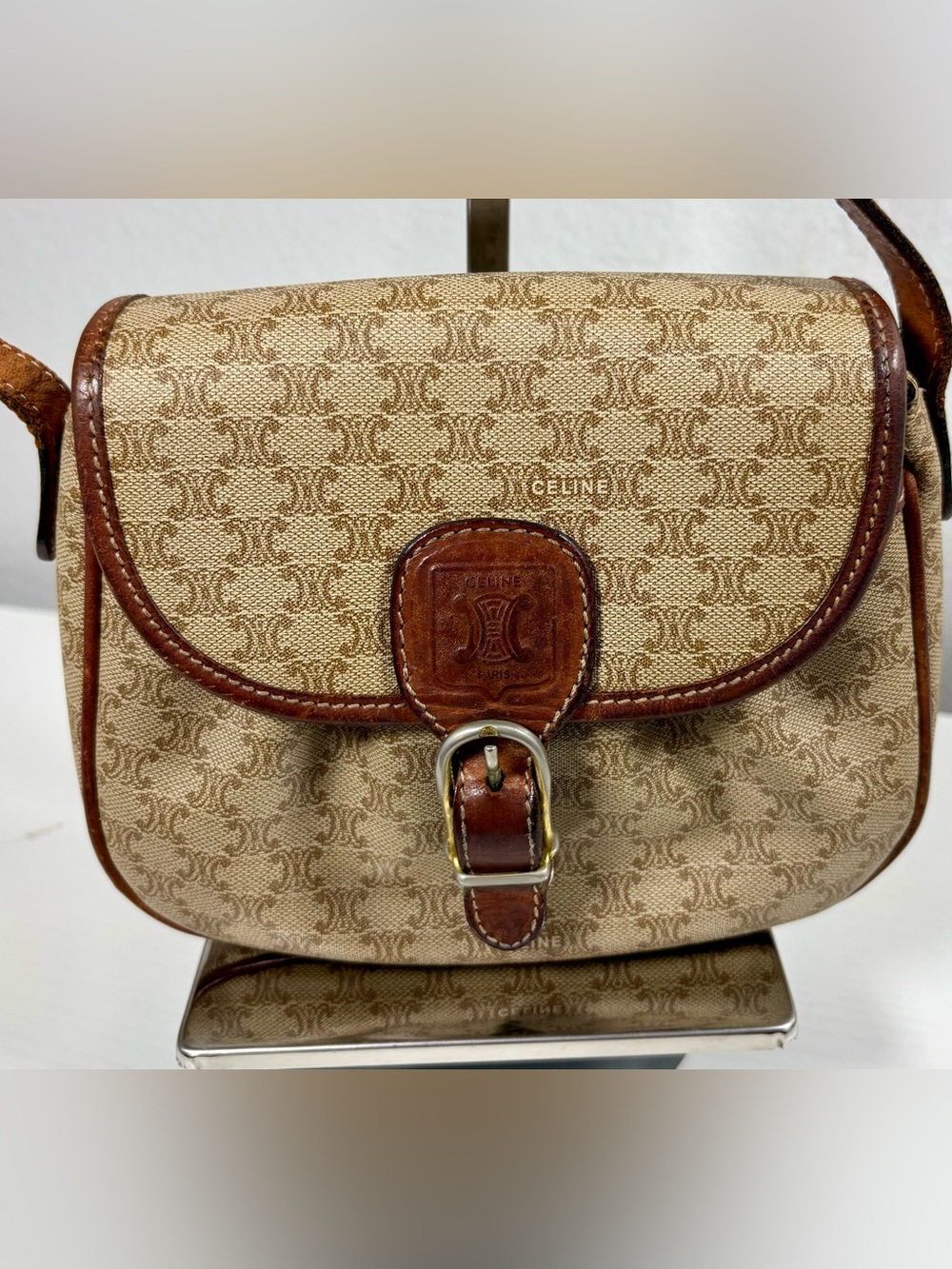 Celine Vintage Macadam Crossbody Bag